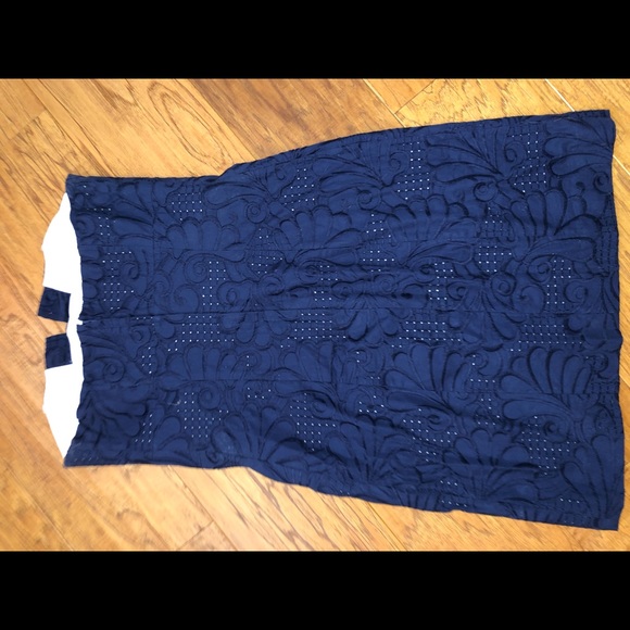 Lilly Pulitzer Frankie True Navy eyelet dress - Picture 6 of 10